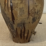 Antique Italian Glazed Terracotta Olive Oil Jar with Spout