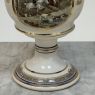 Pair Antique Belgian Pêtre À Baudour Neoclassical Porcelain Hunt Scene Urns