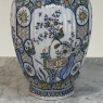Set of Three Antique Boch Frères Keramis Hand-Painted Lidded Vases