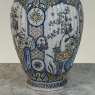 Set of Three Antique Boch Frères Keramis Hand-Painted Lidded Vases