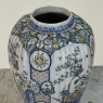 Set of Three Antique Boch Frères Keramis Hand-Painted Lidded Vases