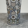 Set of Three Antique Boch Frères Keramis Hand-Painted Lidded Vases