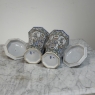 Set of Three Antique Boch Frères Keramis Hand-Painted Lidded Vases