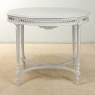 Antique French Louis XVI Painted Oval Center Table ~ End Table