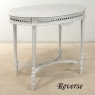 Antique French Louis XVI Painted Oval Center Table ~ End Table