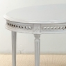 Antique French Louis XVI Painted Oval Center Table ~ End Table