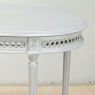 Antique French Louis XVI Painted Oval Center Table ~ End Table