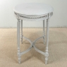 Antique French Louis XVI Painted Oval Center Table ~ End Table