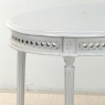 Antique French Louis XVI Painted Oval Center Table ~ End Table