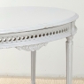 Antique French Louis XVI Painted Oval Center Table ~ End Table