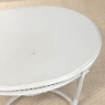 Antique French Louis XVI Painted Oval Center Table ~ End Table