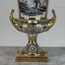 Pair Antique Ritzenhoff & Breker Neoclassical Porcelain Mantel Vases