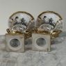 Pair Antique Ritzenhoff & Breker Neoclassical Porcelain Mantel Vases