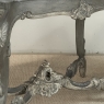 19th Century French Régence Hand-Carved & Painted Center Table