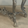 19th Century French Régence Hand-Carved & Painted Center Table