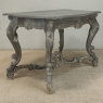 19th Century French Régence Hand-Carved & Painted Center Table