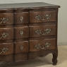 Antique Country French Louis XV Style Solid Oak Commode