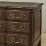 Antique Country French Louis XV Style Solid Oak Commode