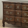 Antique Country French Louis XV Style Solid Oak Commode