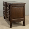 Antique Country French Louis XV Style Solid Oak Commode