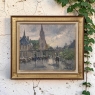 Framed Oil on Canvas by José Salvaggio (1953-) 'Place de la Carrière ~ Nancy'