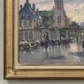 Framed Oil on Canvas by José Salvaggio (1953-) 'Place de la Carrière ~ Nancy'