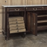 French Louis XVI Mahogany Buffet with Carrara Marble