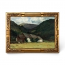 Framed Oil Painting on Canvas by Pierre Colson (1930-?) 'Farmhouse in the Ardennes'