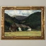 Framed Oil Painting on Canvas by Pierre Colson (1930-?) 'Farmhouse in the Ardennes'