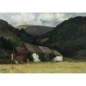 Framed Oil Painting on Canvas by Pierre Colson (1930-?) 'Farmhouse in the Ardennes'