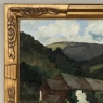 Framed Oil Painting on Canvas by Pierre Colson (1930-?) 'Farmhouse in the Ardennes'