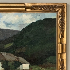 Framed Oil Painting on Canvas by Pierre Colson (1930-?) 'Farmhouse in the Ardennes'