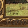 Framed Oil Painting on Canvas by Pierre Colson (1930-?) 'Farmhouse in the Ardennes'