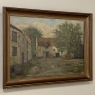 Framed Oil Painting on Canvas Signed Klein 'Country Farmhouse'
