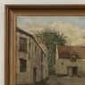 Framed Oil Painting on Canvas Signed Klein 'Country Farmhouse'