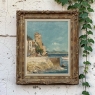 Framed Oil Painting on Canvas by Paule Bisman (1897-1973) 'Adriatic Coastline'