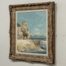 Framed Oil Painting on Canvas by Paule Bisman (1897-1973) 'Adriatic Coastline'