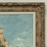 Framed Oil Painting on Canvas by Paule Bisman (1897-1973) 'Adriatic Coastline'