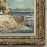 Framed Oil Painting on Canvas by Paule Bisman (1897-1973) 'Adriatic Coastline'