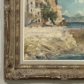 Framed Oil Painting on Canvas by Paule Bisman (1897-1973) 'Adriatic Coastline'