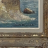 Framed Oil Painting on Canvas by Paule Bisman (1897-1973) 'Adriatic Coastline'