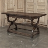 18th Century Spanish Oak Trestle Table ~ Console ~ Library Table