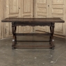 18th Century Spanish Oak Trestle Table ~ Console ~ Library Table