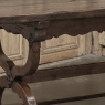 18th Century Spanish Oak Trestle Table ~ Console ~ Library Table