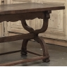 18th Century Spanish Oak Trestle Table ~ Console ~ Library Table