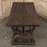 18th Century Spanish Oak Trestle Table ~ Console ~ Library Table