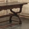18th Century Spanish Oak Trestle Table ~ Console ~ Library Table