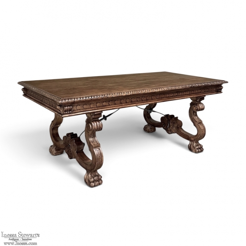 Vintage Spanish Renaissance Dining Table