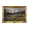 Framed Oil Painting on Canvas by Jean Francois (1903-1977) 'St. Hubert Forest'