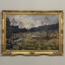 Framed Oil Painting on Canvas by Jean Francois (1903-1977) 'St. Hubert Forest'
